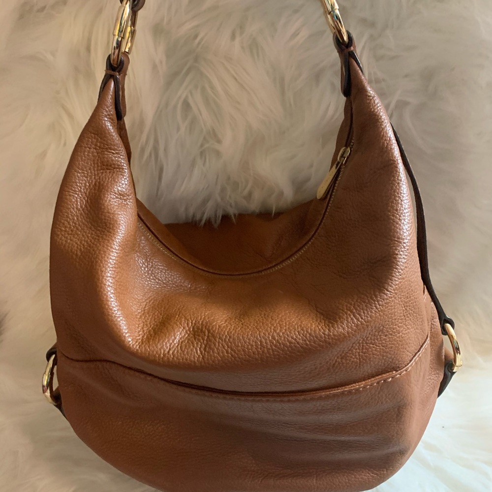 Michael Kors | Fulton Large Brown Handbag - Picture 7 of 8